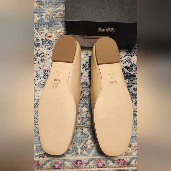 Coach Tan Mary Janes - Picture 5 of 6